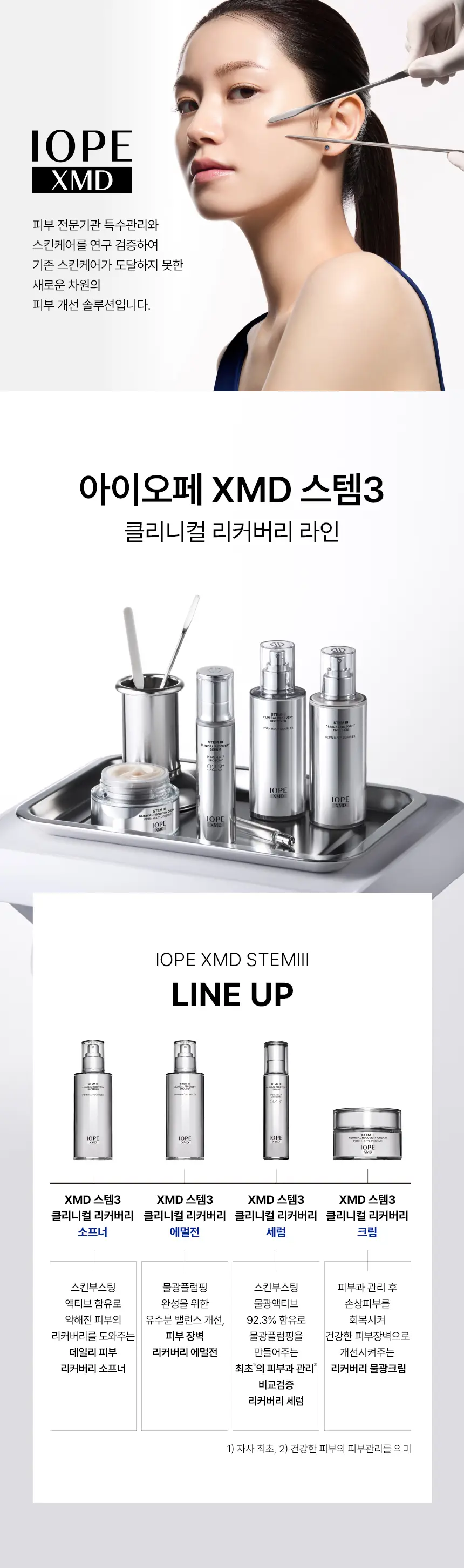 [PDRN물광플럼핑] 아이오페 XMD 스템3 클리니컬 리커버리 세럼 30ml 기획 (+세럼5ml+크림5ml 상세페이지 16